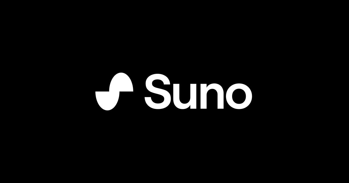 Suno AI music generator interface with waveform and genre selection